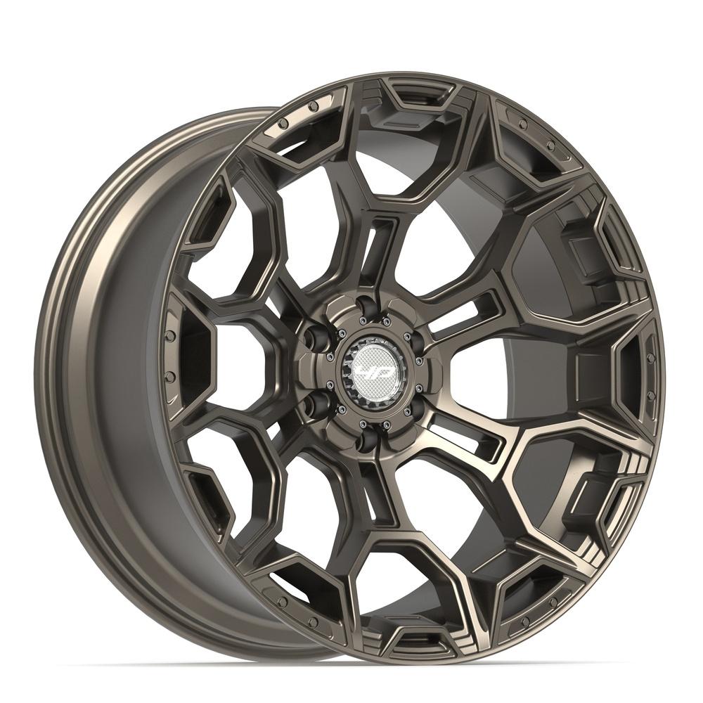 4PLAY 4P43 22x10 6x135 + 6x139.7 -18et Satin Bronze Wheel