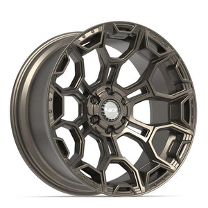 4PLAY 4P43 22x10 6x135 + 6x139.7 -18et Satin Bronze Wheel