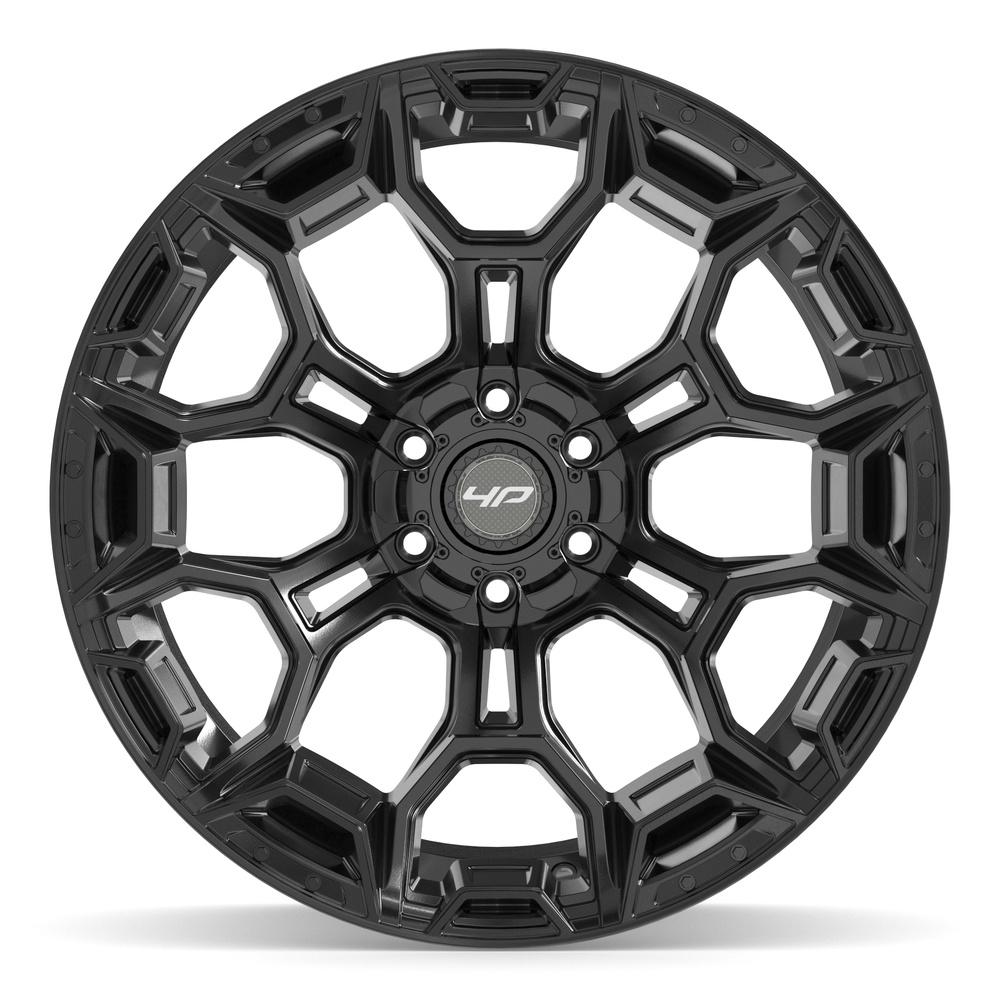 4PLAY 4P43 22x12 6x135 + 6x139.7 -44et Gloss Black Wheel