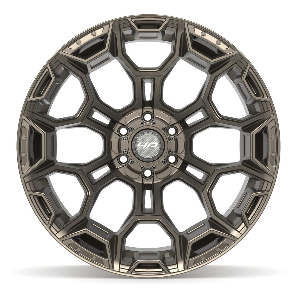 4PLAY 4P43 22x12 6x135 + 6x139.7 -44et Satin Bronze Wheel
