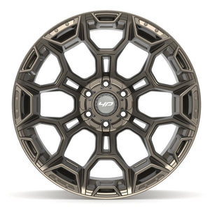 4PLAY 4P43 22x12 6x135 + 6x139.7 -44et Satin Bronze Wheel