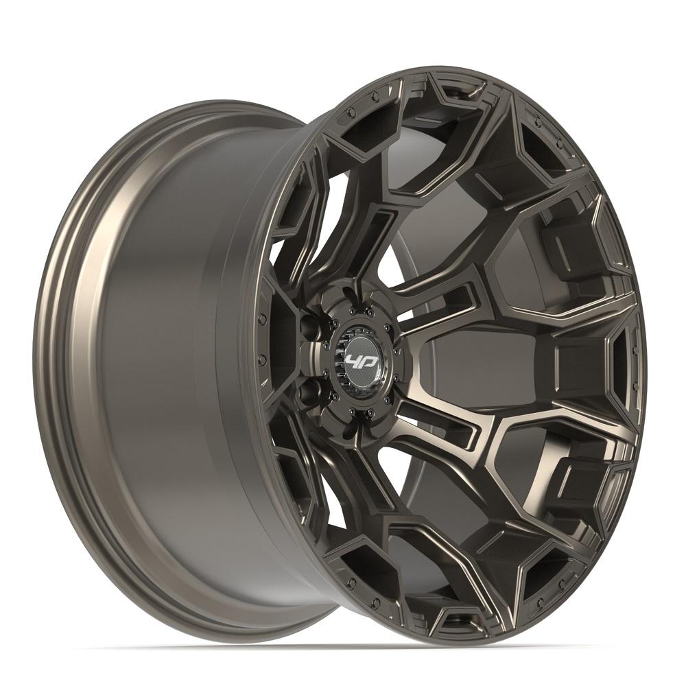4PLAY 4P43 22x12 6x135 + 6x139.7 -44et Satin Bronze Wheel
