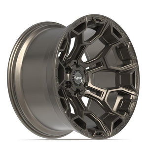 4PLAY 4P43 22x12 6x135 + 6x139.7 -44et Satin Bronze Wheel