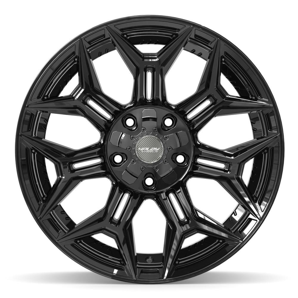 4PLAY 4P44 20x10 5x127 + 5x139.7 -18et Gloss Black Wheel