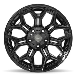 4PLAY 4P44 20x10 5x127 + 5x139.7 -18et Gloss Black Wheel
