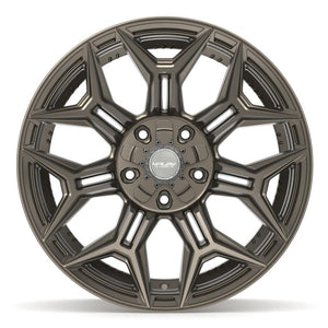 4PLAY 4P44 20x10 5x127 + 5x139.7 -18et Satin Bronze Wheel