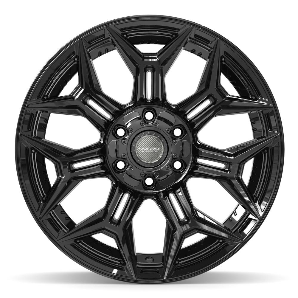 4PLAY 4P44 20x10 6x135 + 6x139.7 -18et Gloss Black Wheel