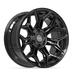 4PLAY 4P44 20x10 6x135 + 6x139.7 -18et Gloss Black Wheel