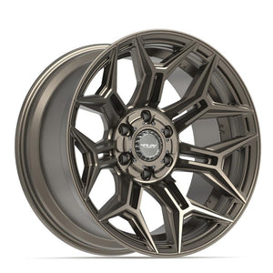 4PLAY 4P44 20x10 6x135 + 6x139.7 -18et Satin Bronze Wheel