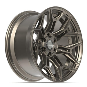 4PLAY 4P44 20x10 6x135 + 6x139.7 -18et Satin Bronze Wheel