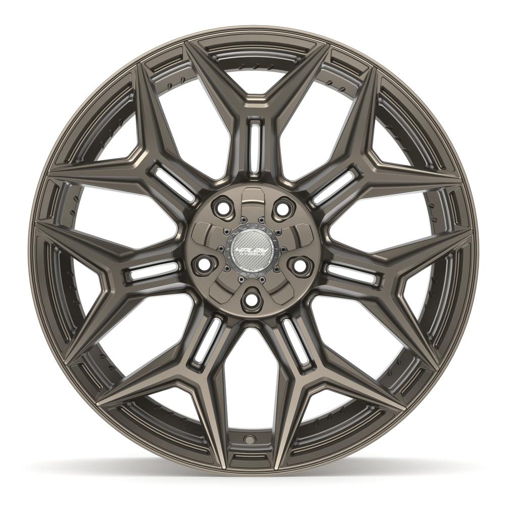 4PLAY 4P44 22x10 5x127 + 5x139.7 -18et Satin Bronze Wheel