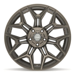 4PLAY 4P44 22x10 5x127 + 5x139.7 -18et Satin Bronze Wheel
