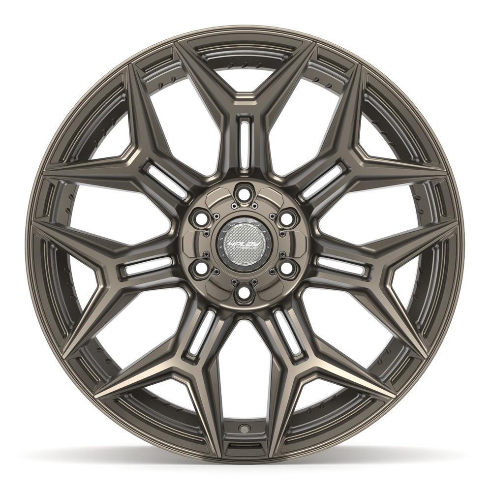 4PLAY 4P44 22x10 6x135 + 6x139.7 -18et Satin Bronze Wheel
