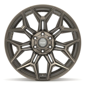 4PLAY 4P44 22x10 6x135 + 6x139.7 -18et Satin Bronze Wheel