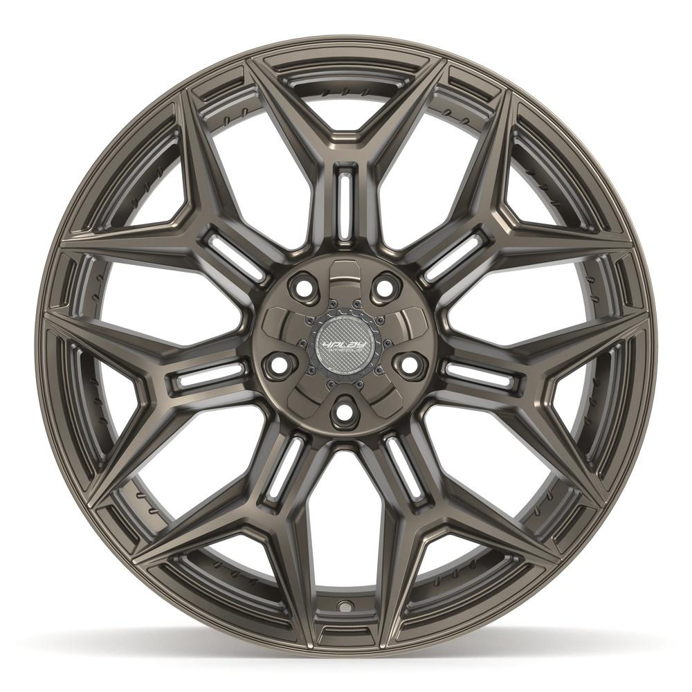 4PLAY 4P44 22x12 5x127 + 5x139.7 -44et Satin Bronze Wheel