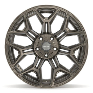 4PLAY 4P44 22x12 5x127 + 5x139.7 -44et Satin Bronze Wheel