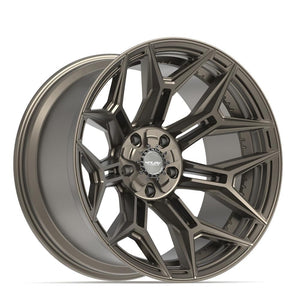 4PLAY 4P44 22x12 5x127 + 5x139.7 -44et Satin Bronze Wheel