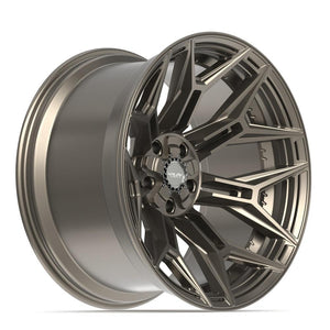 4PLAY 4P44 22x12 5x127 + 5x139.7 -44et Satin Bronze Wheel