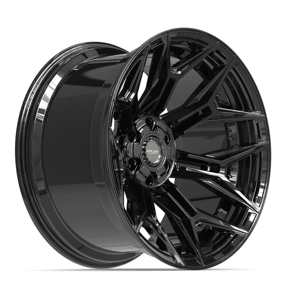 4PLAY 4P44 22x12 6x135 + 6x139.7 -44et Gloss Black Wheel