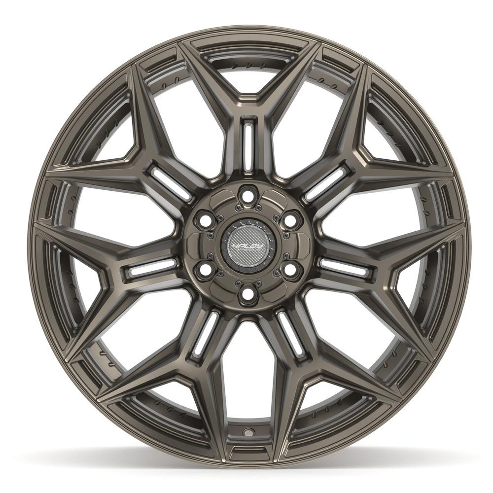 4PLAY 4P44 22x12 6x135 + 6x139.7 -44et Satin Bronze Wheel