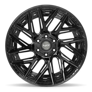 4PLAY 4P45 22x10 6x135 + 6x139.7 -18et Gloss Black Wheel