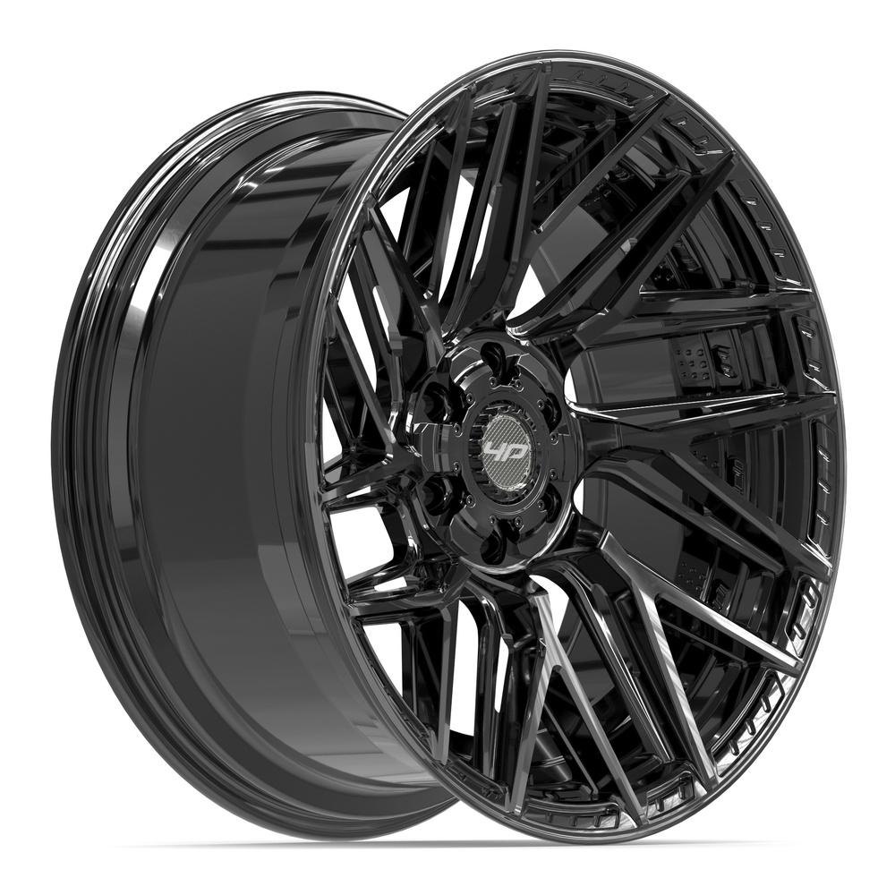 4PLAY 4P45 22x10 6x135 + 6x139.7 -18et Gloss Black Wheel
