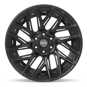 4PLAY 4P45 22x10 6x135 + 6x139.7 -18et Satin Black Wheel
