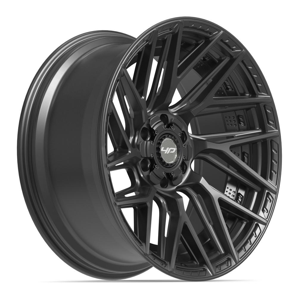 4PLAY 4P45 22x10 6x135 + 6x139.7 -18et Satin Black Wheel