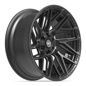 4PLAY 4P45 22x10 6x135 + 6x139.7 -18et Satin Black Wheel