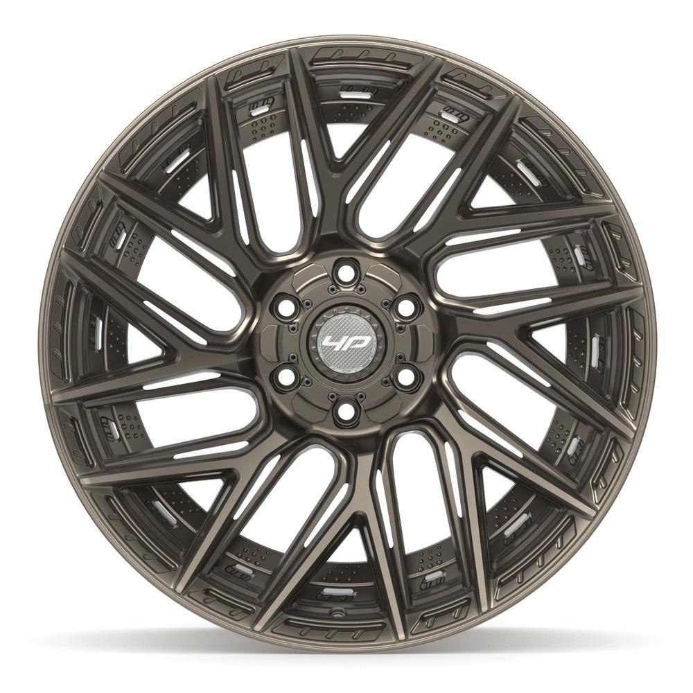4PLAY 4P45 22x10 6x135 + 6x139.7 -18et Satin Bronze Wheel