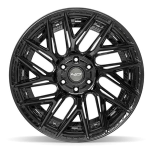 4PLAY 4P45 22x12 6x135 + 6x139.7 -44et Gloss Black Wheel