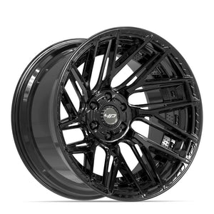 4PLAY 4P45 22x12 6x135 + 6x139.7 -44et Gloss Black Wheel