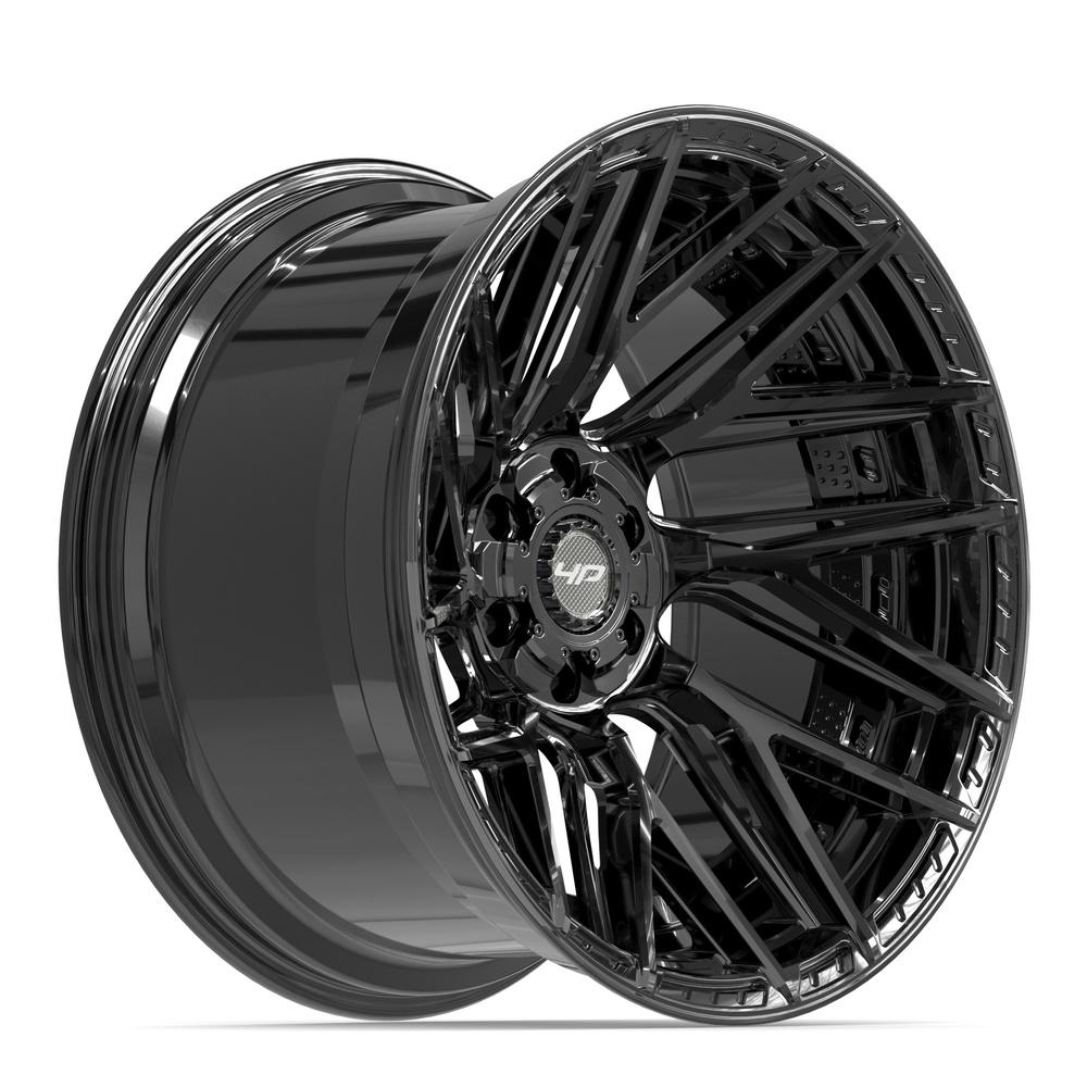 4PLAY 4P45 22x12 6x135 + 6x139.7 -44et Gloss Black Wheel