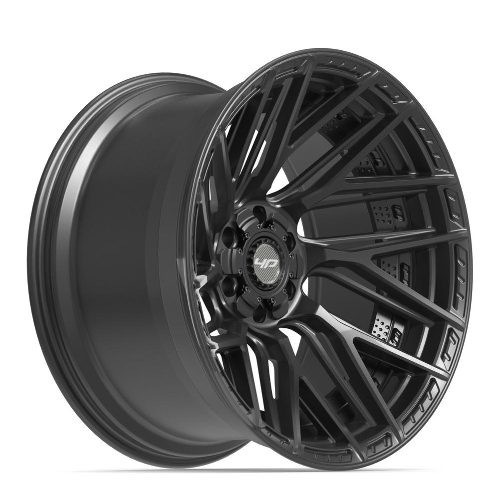 4PLAY 4P45 22x12 6x135 + 6x139.7 -44et Satin Black Wheel
