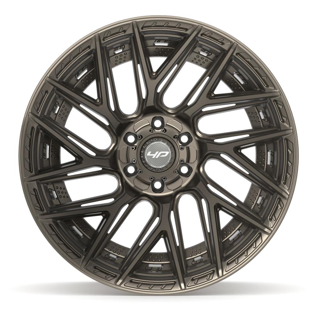 4PLAY 4P45 22x12 6x135 + 6x139.7 -44et Satin Bronze Wheel