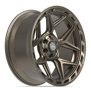 4PLAY 4P55 22x10 6x135 + 6x139.7 -18et Satin Bronze Wheel