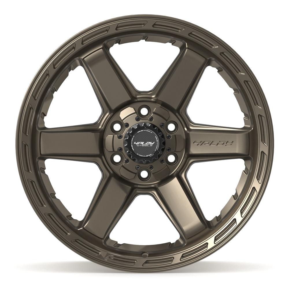 4PLAY 4P63 20x10 6x135 + 6x139.7 -18et Satin Bronze Wheel
