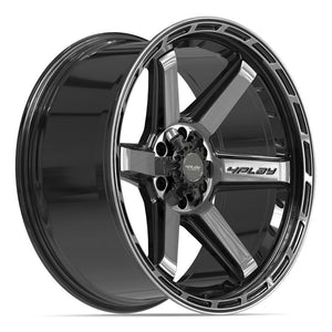 4PLAY 4P63 22x10 6x135 + 6x139.7 -18et Gloss Black Brushed with Tinted Clear Wheel