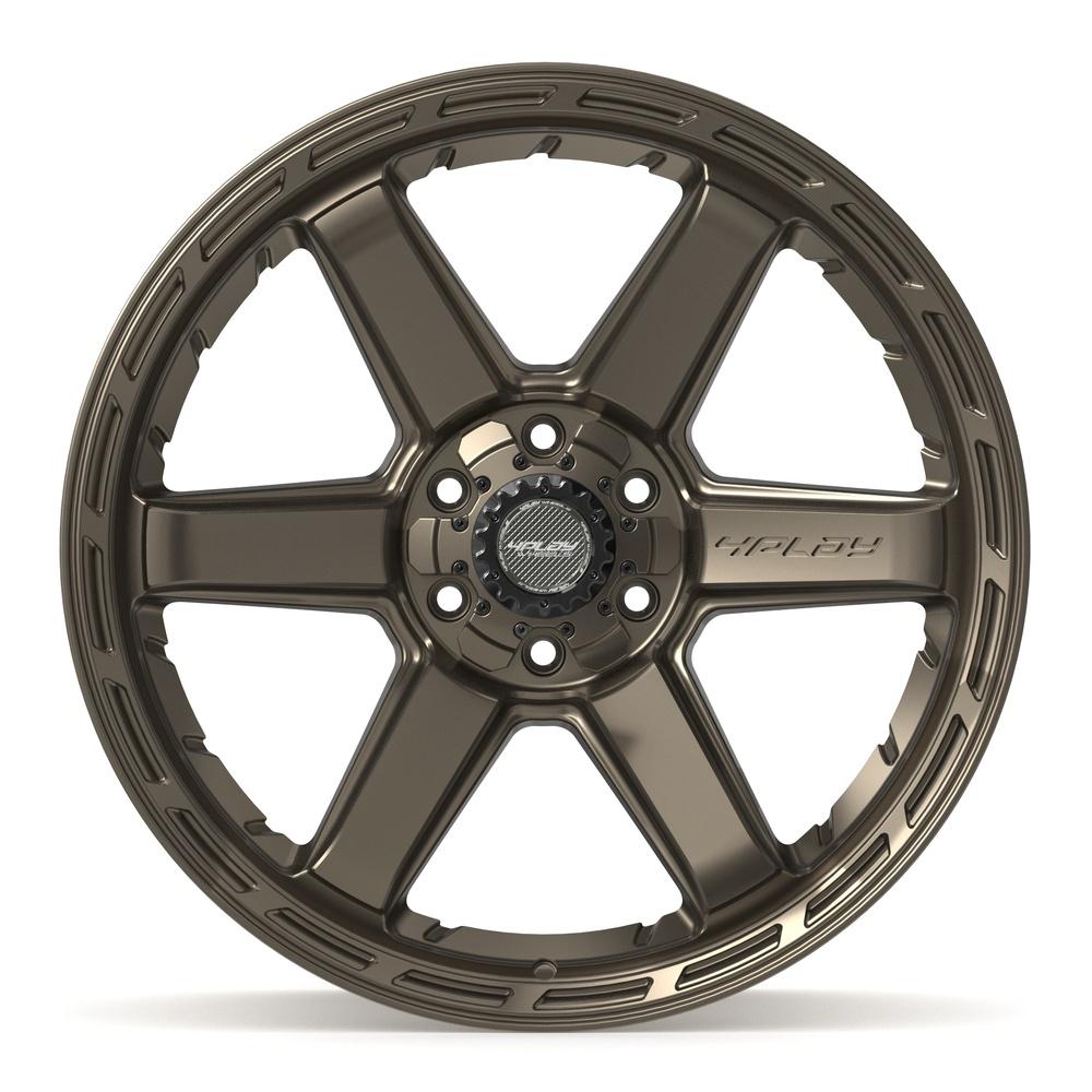 4PLAY 4P63 22x10 6x135 + 6x139.7 -18et Satin Bronze Wheel