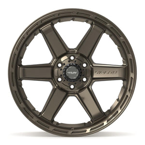 4PLAY 4P63 22x10 6x135 + 6x139.7 -18et Satin Bronze Wheel