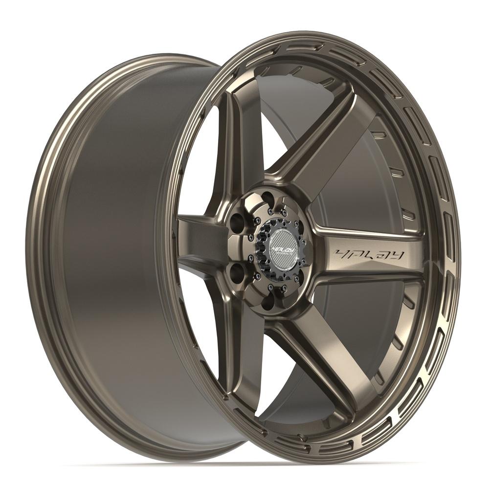 4PLAY 4P63 22x10 6x135 + 6x139.7 -18et Satin Bronze Wheel
