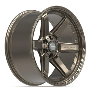 4PLAY 4P63 22x10 6x135 + 6x139.7 -18et Satin Bronze Wheel