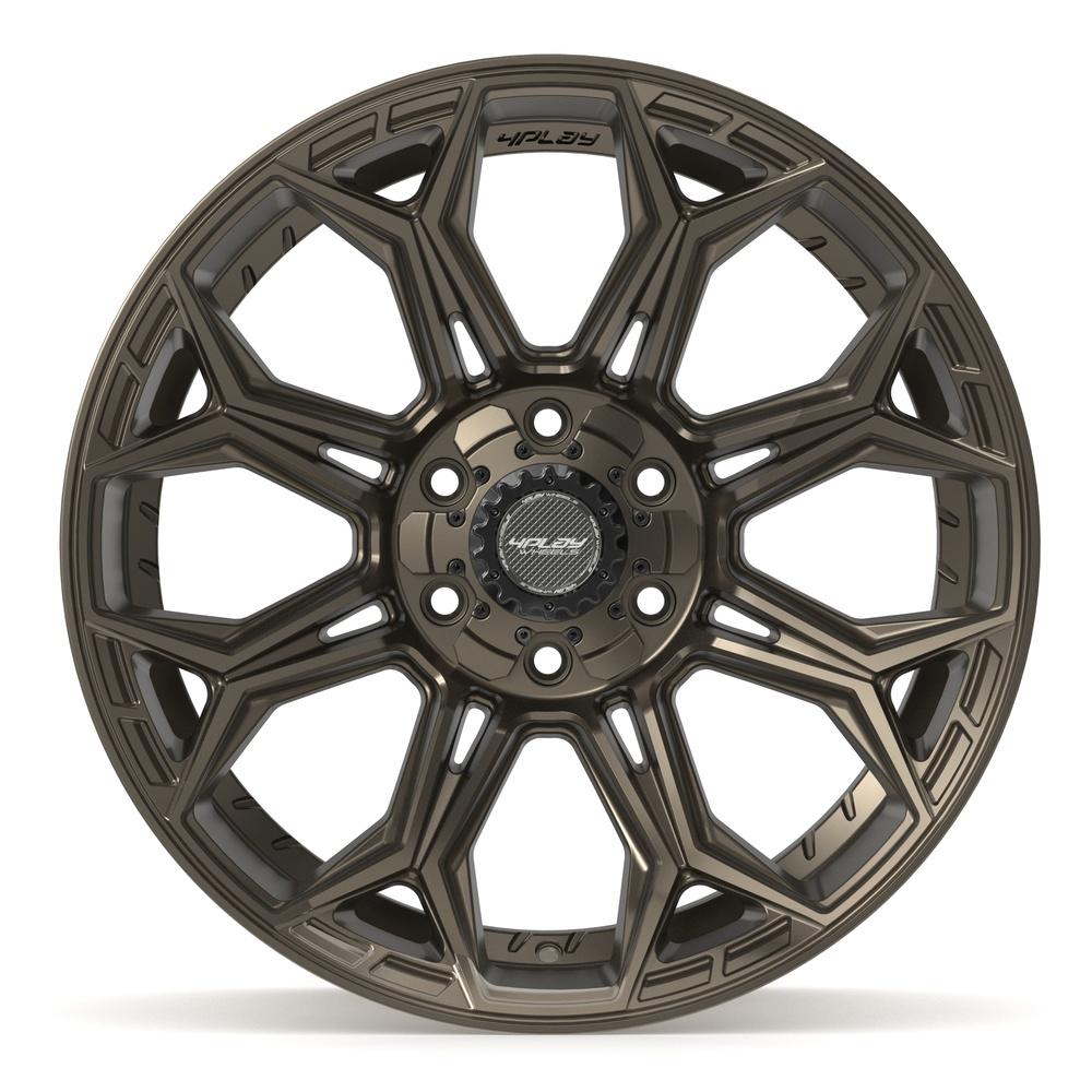 4PLAY 4P83 20x10 6x135 + 6x139.7 -18et Satin Bronze Wheel