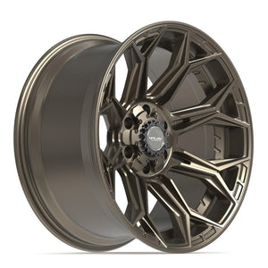 4PLAY 4P83 20x10 6x135 + 6x139.7 -18et Satin Bronze Wheel