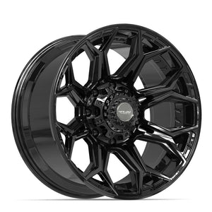 4PLAY 4P83 20x10 8x180 -18et Gloss Black Wheel