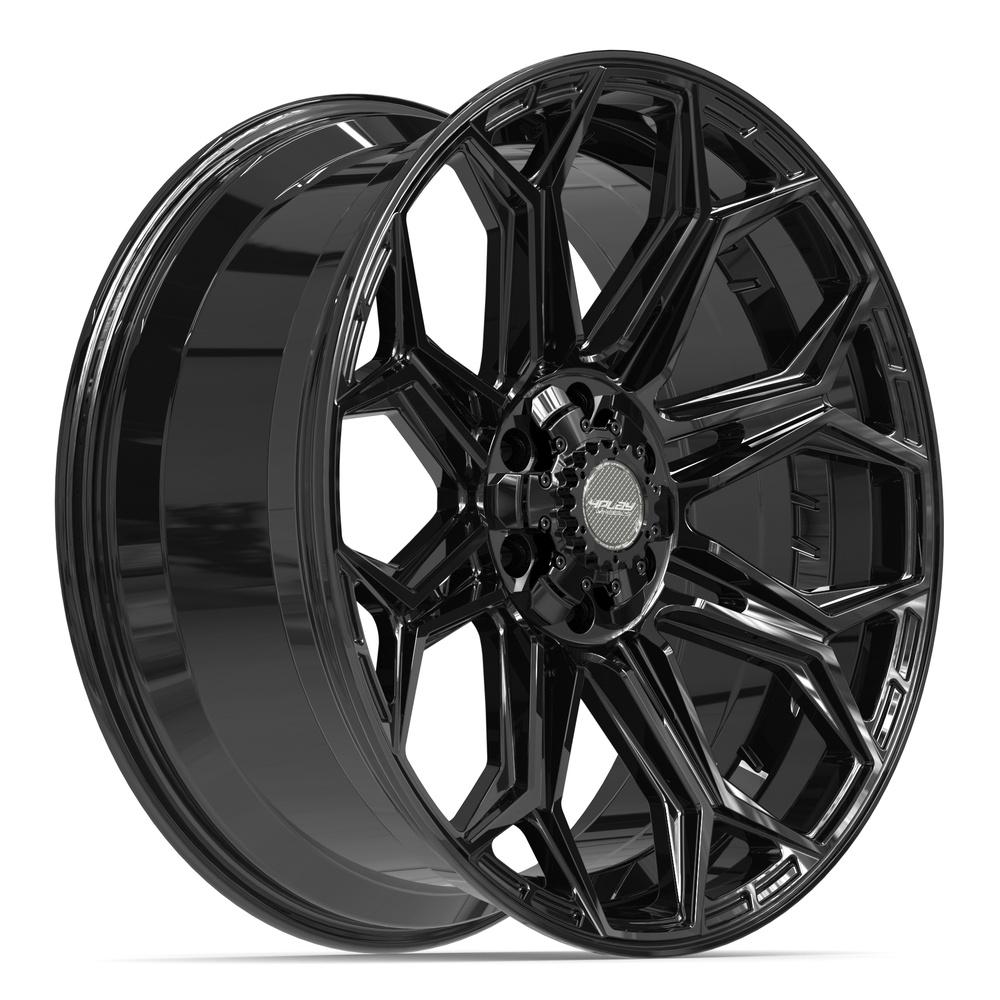 4PLAY 4P83 22x9 6x135 + 6x139.7 12et Gloss Black Wheel