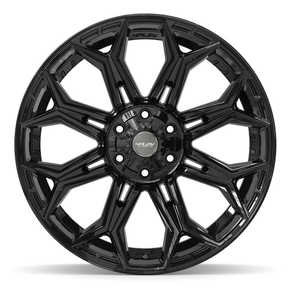 4PLAY 4P83 22x10 6x135 + 6x139.7 -18et Gloss Black Wheel