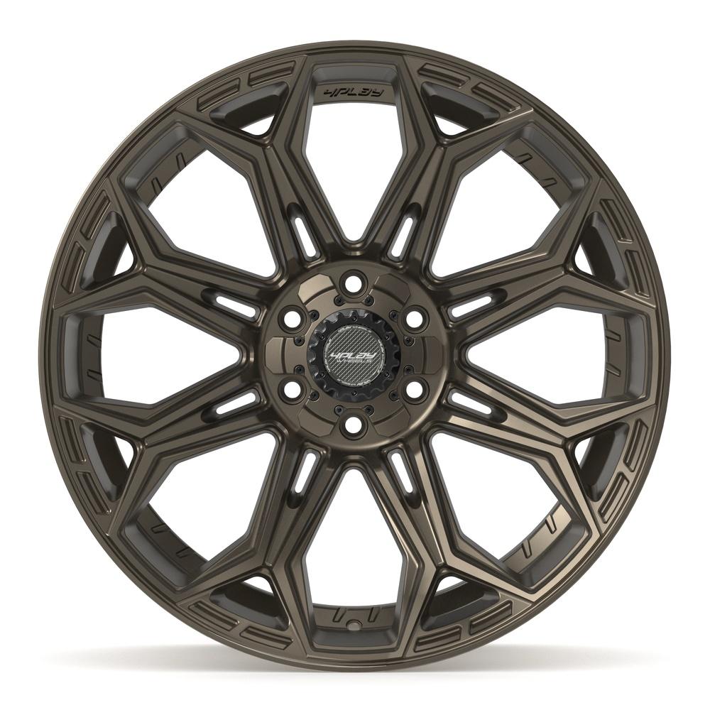 4PLAY 4P83 22x10 6x135 + 6x139.7 -18et Satin Bronze Wheel