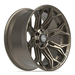 4PLAY 4P83 22x10 6x135 + 6x139.7 -18et Satin Bronze Wheel