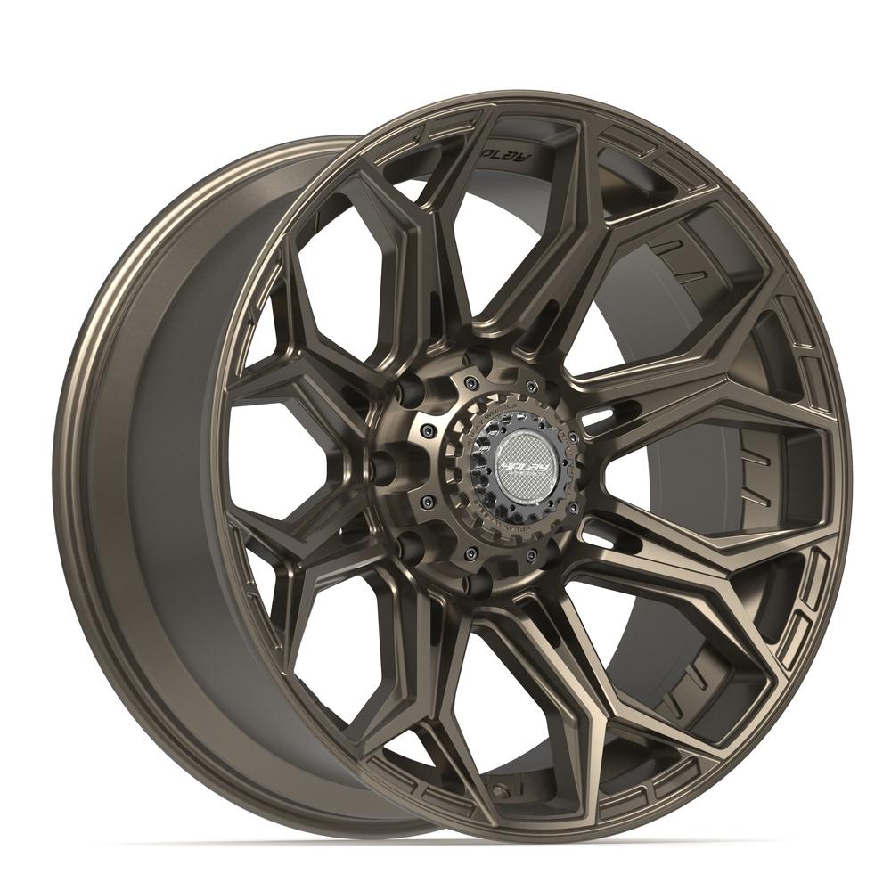 4PLAY 4P83 22x10 8x170 -18et Satin Bronze Wheel